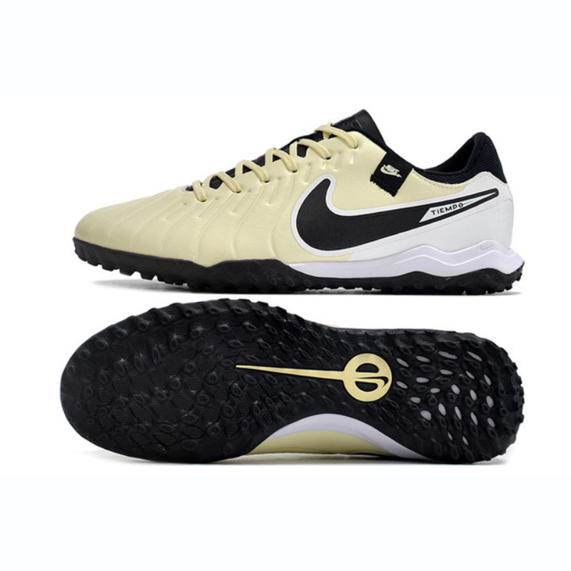 Chuteira Nike Tiempo 10 Academy Society - Bege/Preto