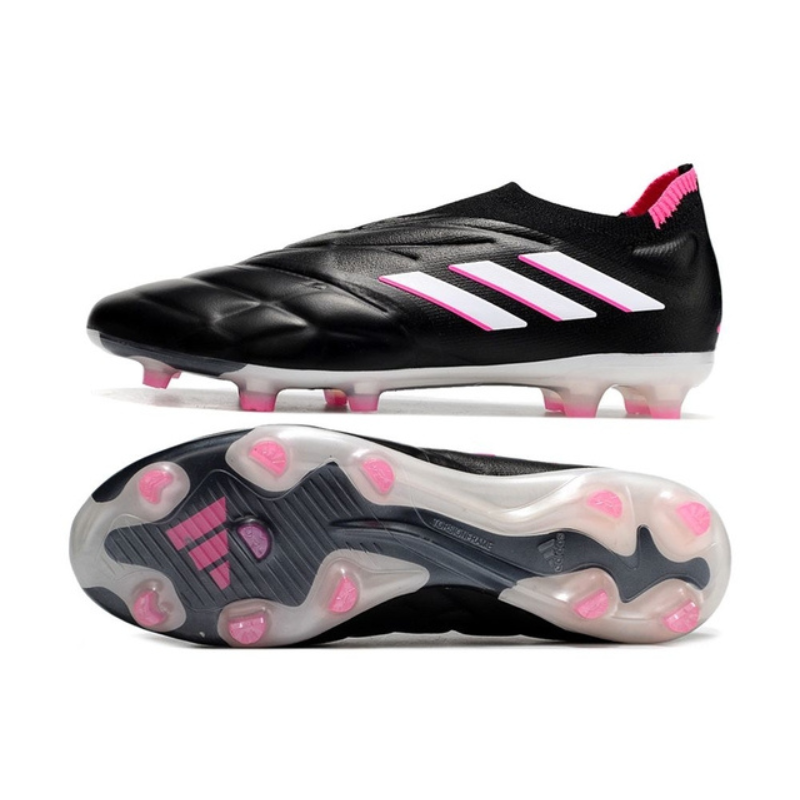 Chuteira Adidas Copa Pure+ Campo FG - Preto/Rosa