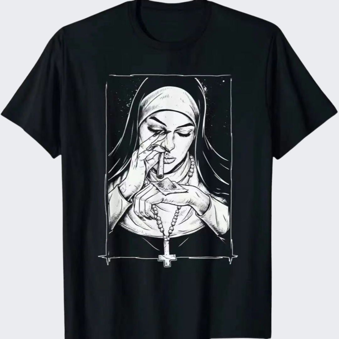 Camiseta casual a freira