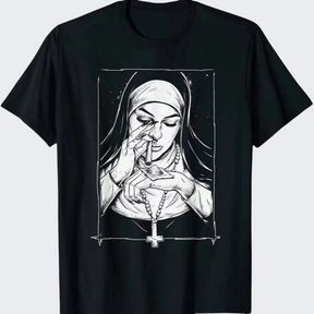 Camiseta casual a freira