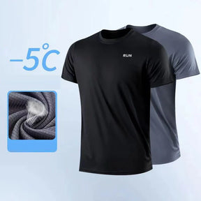 Camiseta Masculina com Gola Redonda Fit