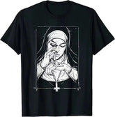 Camiseta casual a freira © - Lojaousado