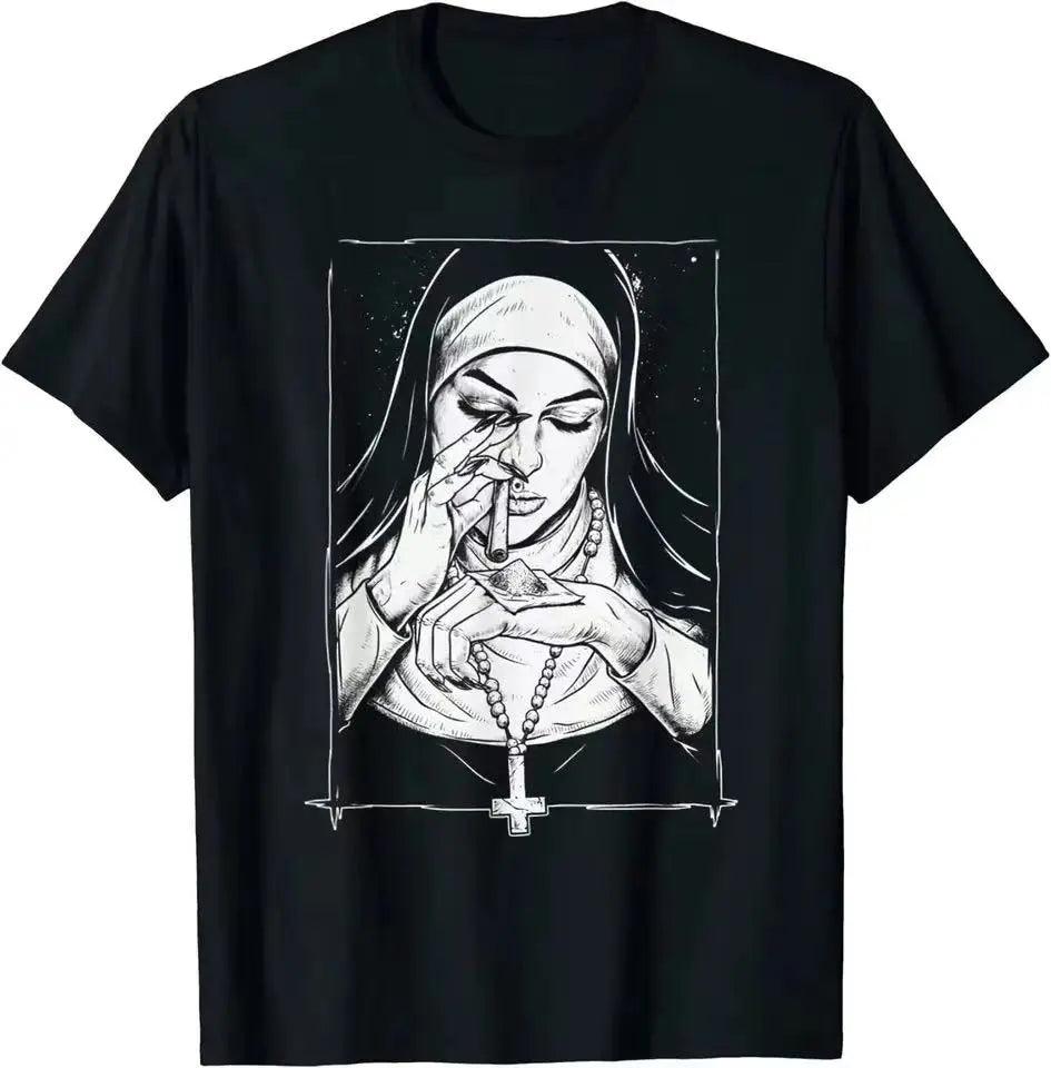 Camiseta casual a freira © - Lojaousado